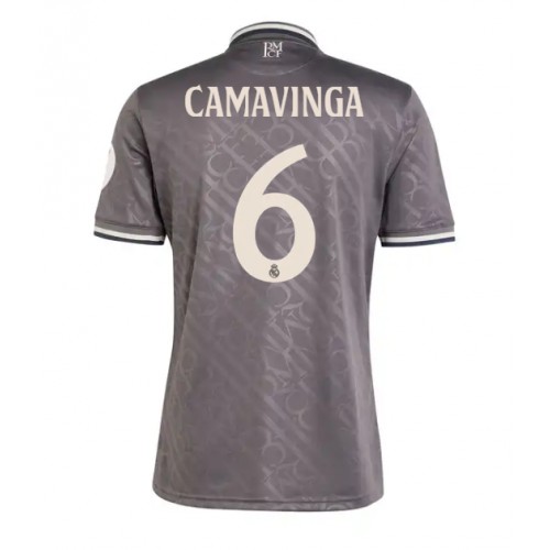 Dres Real Madrid Eduardo Camavinga #6 Rezervni 2024-25 Kratak Rukav